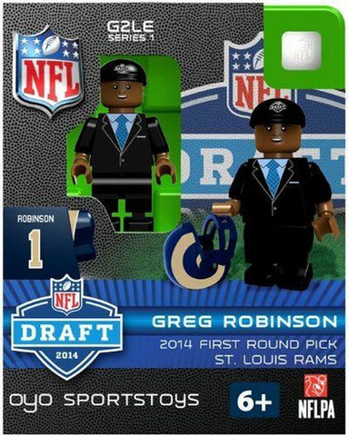 ~Los Angeles Rams Figurine 2014 Draft Pick OYO Sportstoys Greg Robinson St. Louis Throwback~ backorder