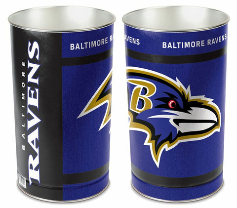 Baltimore Ravens Wastebasket 15"