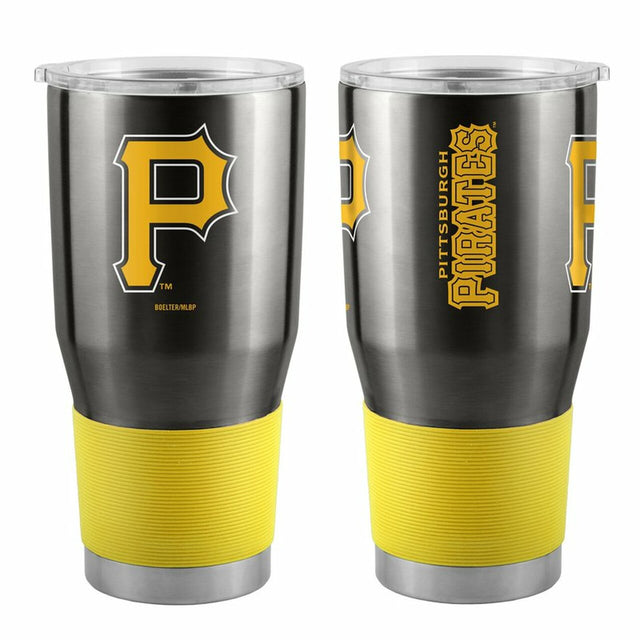 Vaso de viaje ultra negro de 30 oz de los Piratas de Pittsburgh