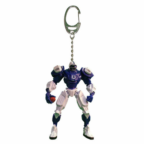 Indianapolis Colts Keychain Fox Robot 3" Mini Cleatus CO