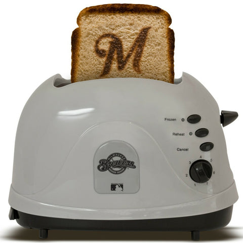 Milwaukee Brewers Toaster Gray CO