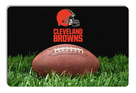~Cleveland Browns Pet Bowl Mat Classic Football Size Large~ backorder