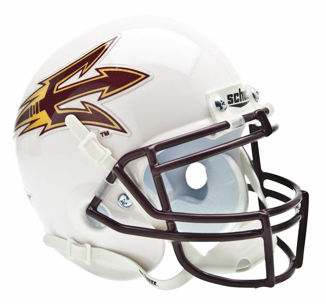 Arizona State Sun Devils Schutt Mini Helmet - White Alternate Helmet #2