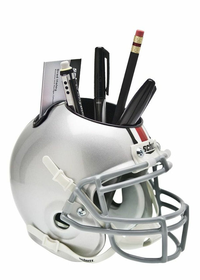 Estuche para escritorio con casco de los Ohio State Buckeyes