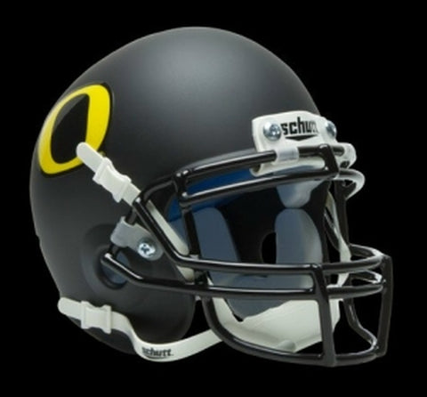 ~Oregon Ducks Schutt Mini Helmet - Black w/DG Decal Alternate Helmet - Special Order~ backorder