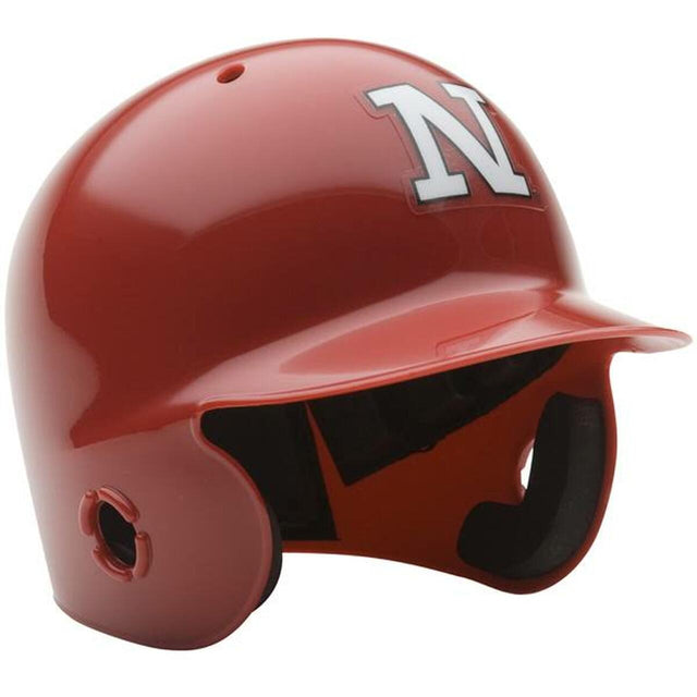 Réplica de casco Schutt de los Nebraska Cornhuskers, estilo mini de bateo