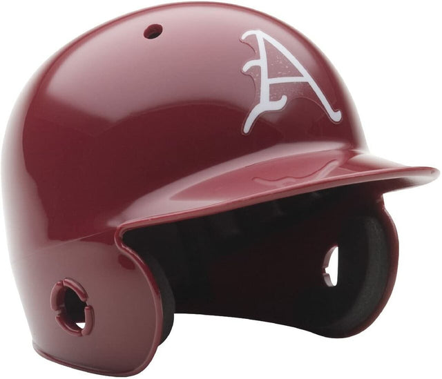 Réplica de casco Schutt de los Arkansas Razorbacks, estilo mini bateo