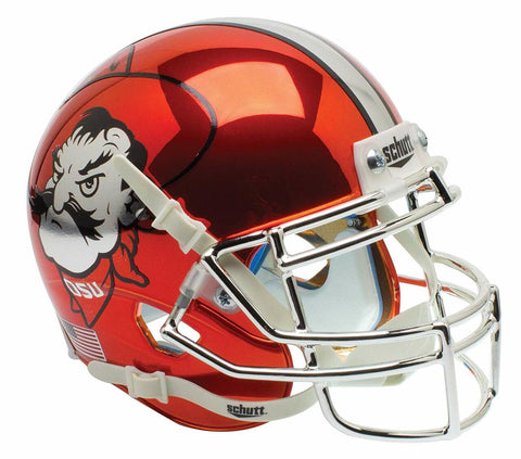 ~Oklahoma State Cowboys Helmet Schutt Replica Mini XP Chrome Pete Alternate #10 - Special Order~ backorder