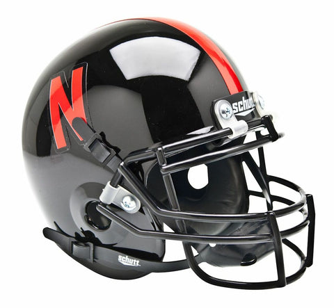 ~Nebraska Cornhuskers Schutt Mini Helmet - Black Alternative - Special Order~ backorder