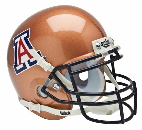 ~Arizona Wildcats Schutt Mini Helmet - Alternate Helmet #2, Copper - Special Order~ backorder