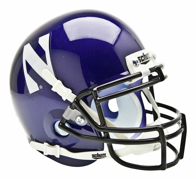 Mini casco Schutt de los Northwestern Wildcats