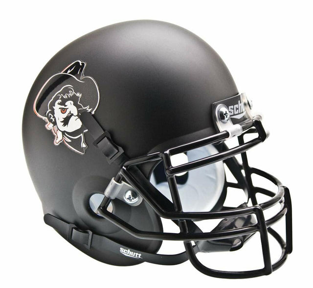 Casco de los Oklahoma State Cowboys Schutt Replica Mini XP Pete Matte Black Alternate n.º 4