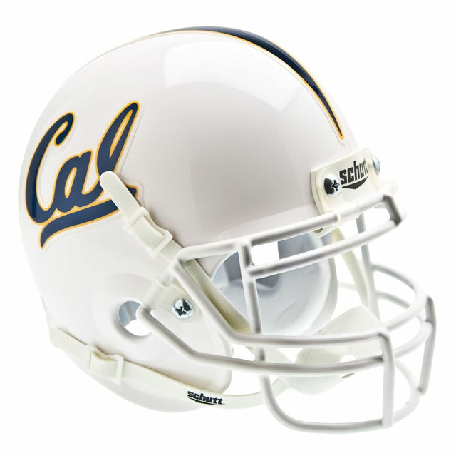 Casco Schutt Mini de los California Golden Bears: casco alternativo n.° 1, blanco