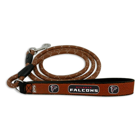 Atlanta Falcons Pet Leash Leather Frozen Rope Football Size Large
