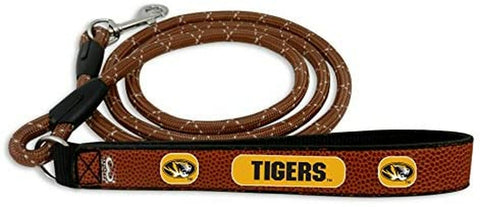 ~Missouri Tigers Pet Leash Leather Frozen Rope Baseball Size Medium~ backorder