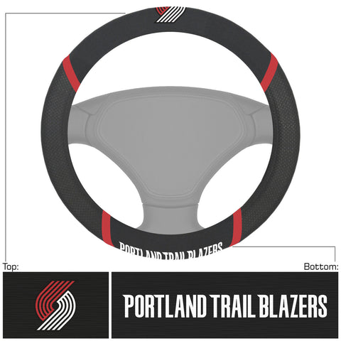 ~Portland Trail Blazers Steering Wheel Cover Mesh/Stitched Special Order~ backorder