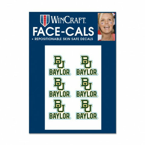Baylor Bears Tattoo Face Cals Special Order