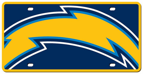 San Diego Chargers License Plate - Acrylic Mega Style