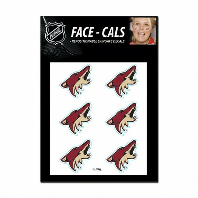 Arizona Coyotes Tattoo Face Cals