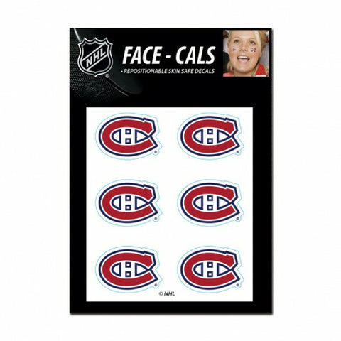 Montreal Canadiens Tattoo Face Cals Special Order