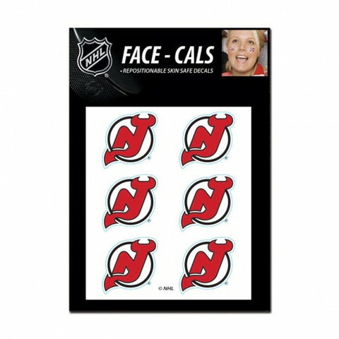 New Jersey Devils Tattoo Face Cals Special Order