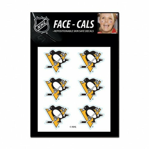 Pittsburgh Penguins Tattoo Face Cals