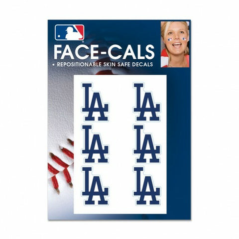 Los Angeles Dodgers Tattoo Face Cals