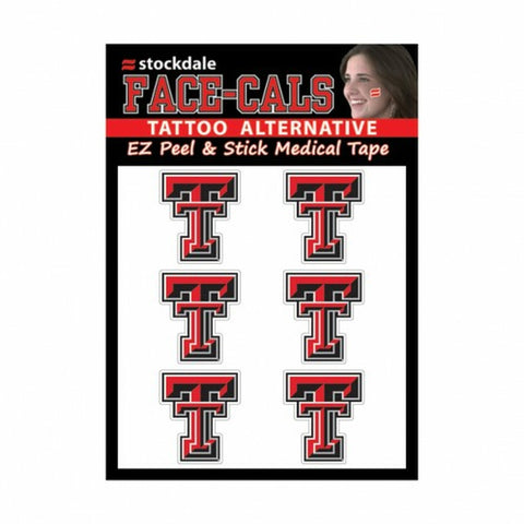 ~Texas Tech Red Raiders Tattoo Face Cals Special Order~ backorder