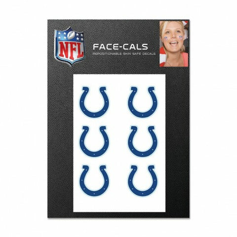 Indianapolis Colts Tattoo Face Cals