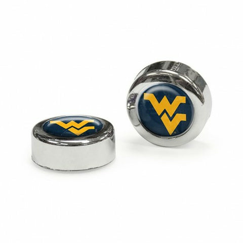 ~West Virginia Mountaineers Screw Caps Domed - Special Order~ backorder