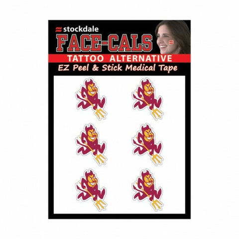 ~Arizona State Sun Devils Tattoo Face Cals Special Order~ backorder
