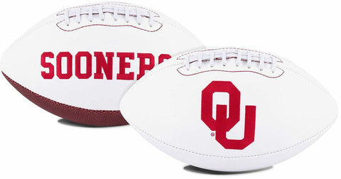~Oklahoma Sooners Football Full Size Embroidered Signature Series~ backorder