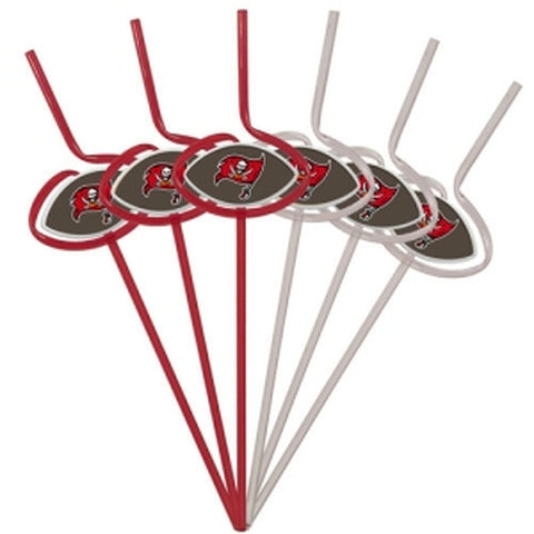 Tampa Bay Buccaneers Team Sipper Straws CO