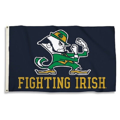 ~Notre Dame Fighting Irish Flag 3x5 Leprechaun Design BSI~ backorder