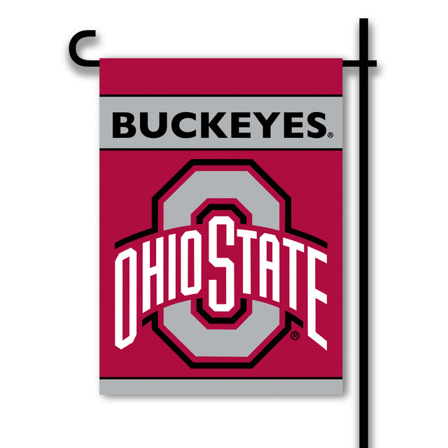 Bandera de jardín de los Buckeyes del estado de Ohio BSI