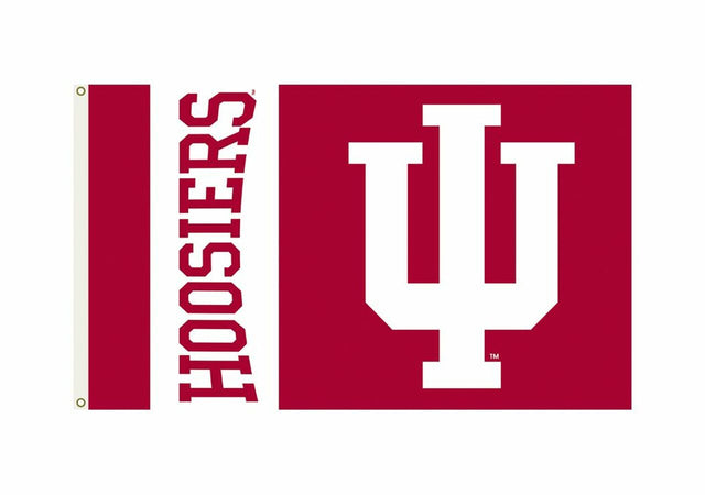 Bandera de los Indiana Hoosiers de 3 x 5 pulgadas