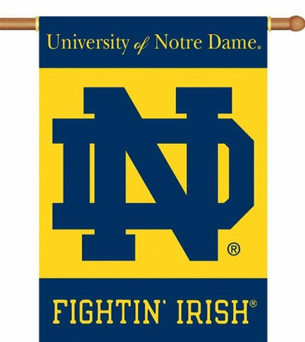 ~Notre Dame Fighting Irish Banner 28x40 Premium BSI - Special Order~ backorder