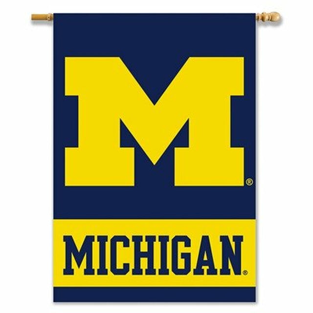 Banner de los Wolverines de Michigan, 28 unidades, doble cara, BSI