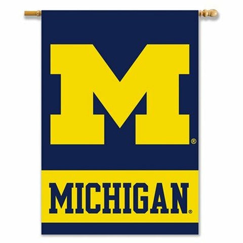 ~Michigan Wolverines Banner 28x Double-Sided BSI - Special Order~ backorder