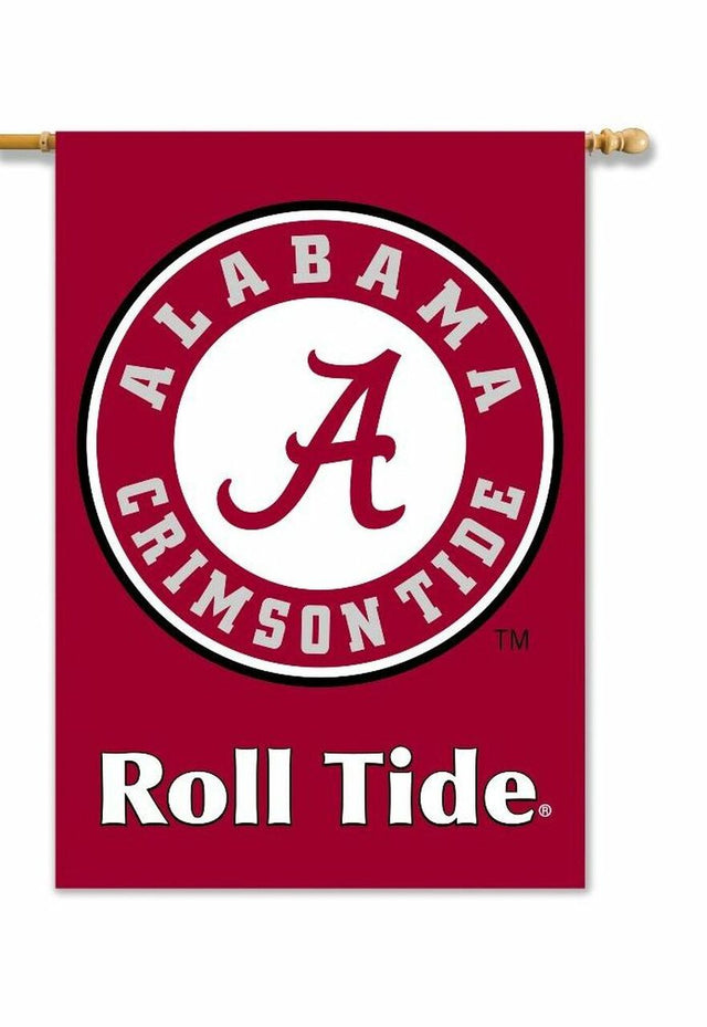 Banner de Alabama Crimson Tide en rollo de 28 x 40 pulgadas y 2 lados BSI