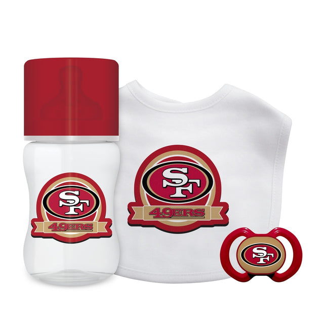 Set de regalo para bebé de 3 piezas de los San Francisco 49ers