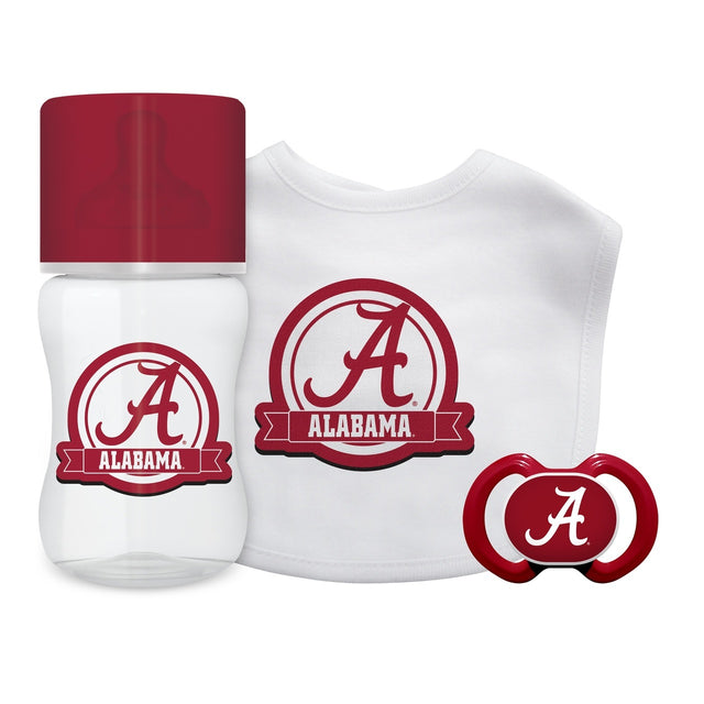 Set de regalo para bebé de 3 piezas Alabama Crimson Tide