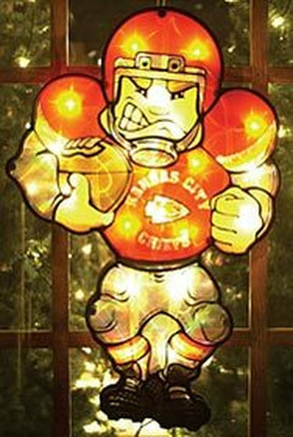 Kansas City Chiefs Window Light Up Player 20" Double Sided CO