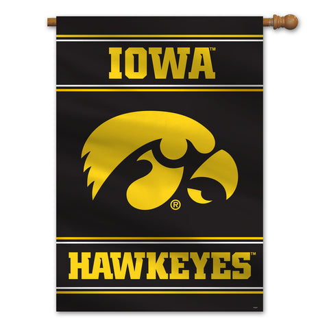 Iowa Hawkeyes Banner 28x40 House Flag Style 2 Sided CO