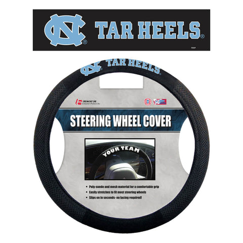 North Carolina Tar Heels Steering Wheel Cover Mesh Style Alternate CO