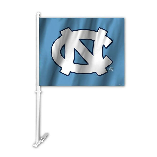 Bandera para auto de los Tar Heels de Carolina del Norte