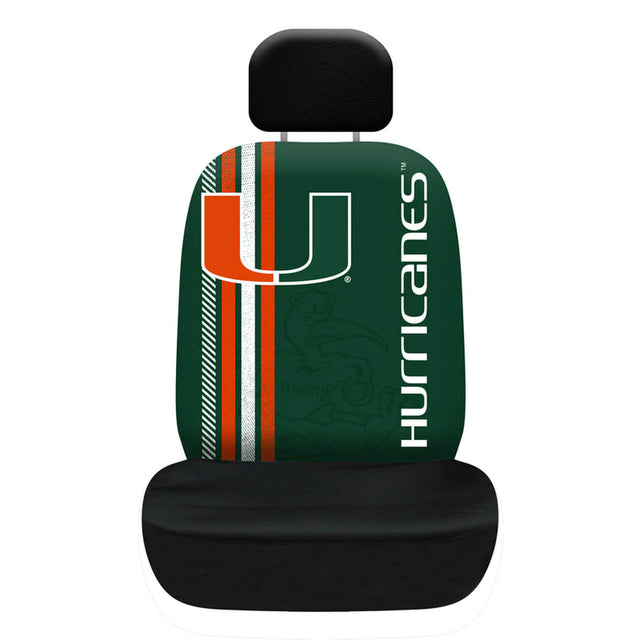 Funda de asiento de los Miami Hurricanes Rally Design CO