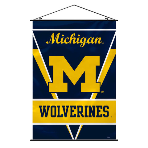 Michigan Wolverines Banner 28x40 Wall Style CO