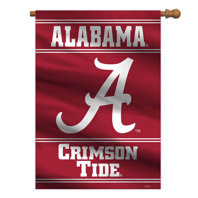 Bandera de Alabama Crimson Tide de 28 x 40 pulgadas, estilo bandera de casa, 2 lados CO