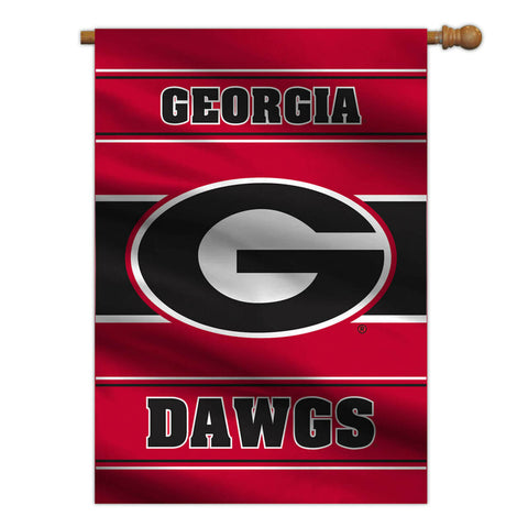 Georgia Bulldogs Banner 28x40 House Flag Style 2 Sided CO